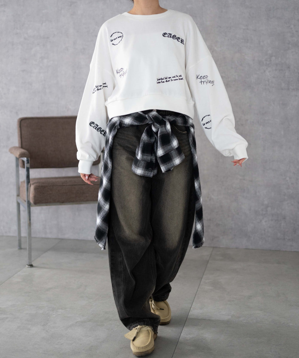 ホワイト 　モデル:155cm F着用