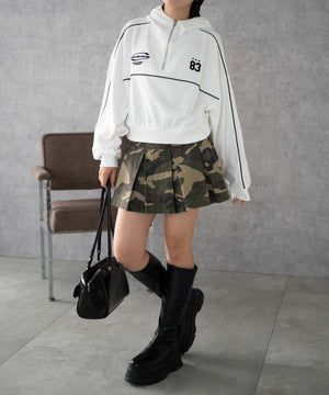 ホワイト 　モデル:155cm F着用