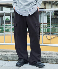ワイドカーゴスウェットパンツ
