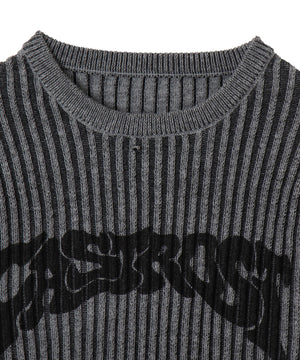 ヴィンテージライクグラフィックプルオーバー