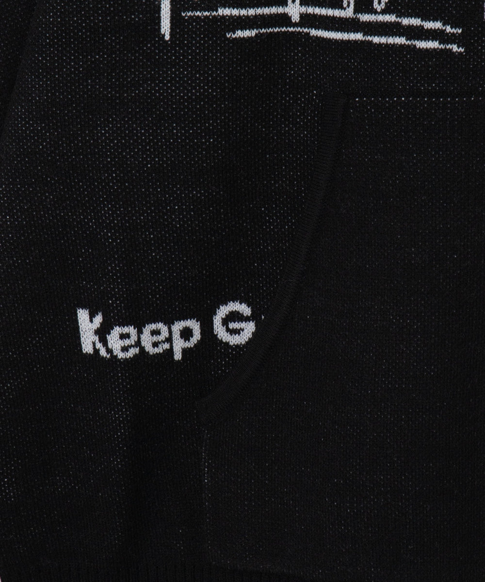 ジャガードロゴジップパーカー