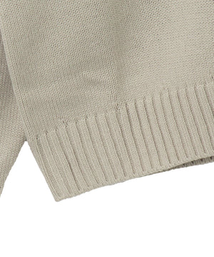 ワンポイントハーフジッププルオーバー