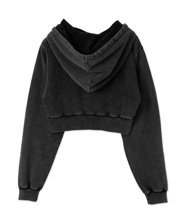 ロゴアシッドウォッシュパーカー