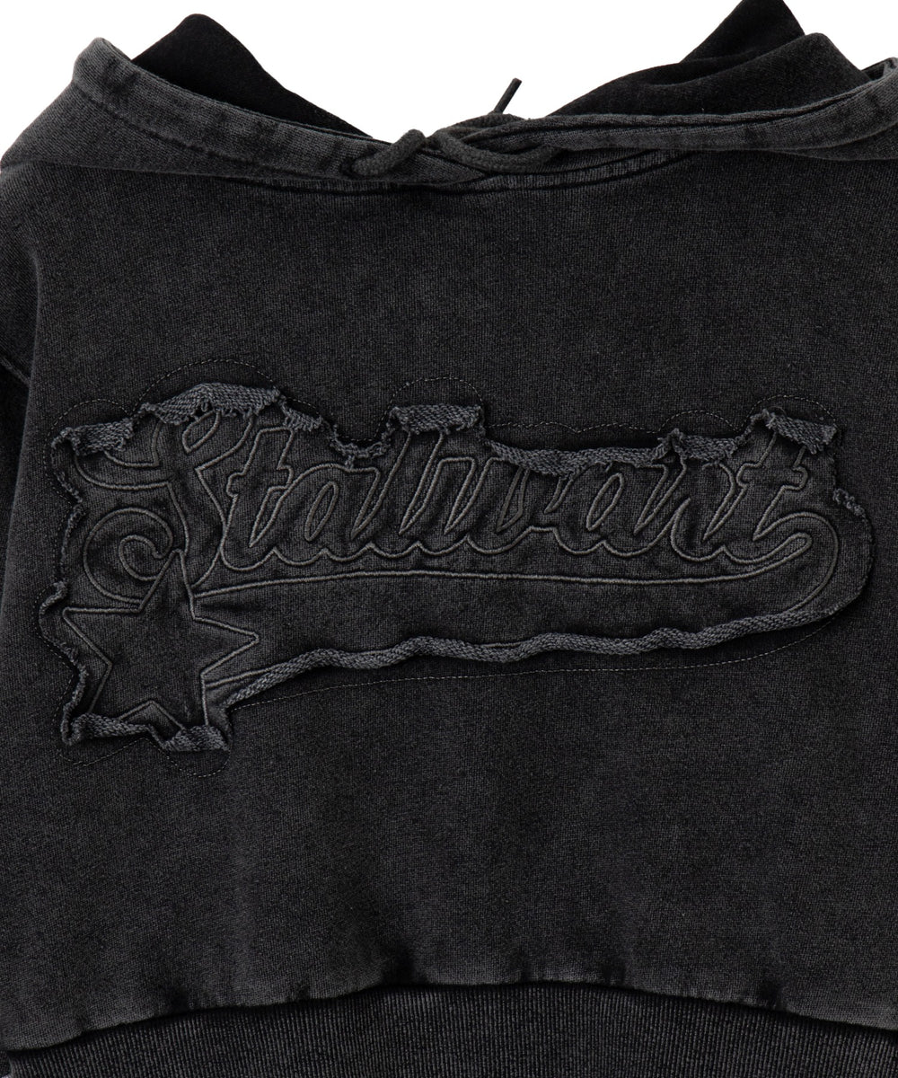 ロゴアシッドウォッシュパーカー