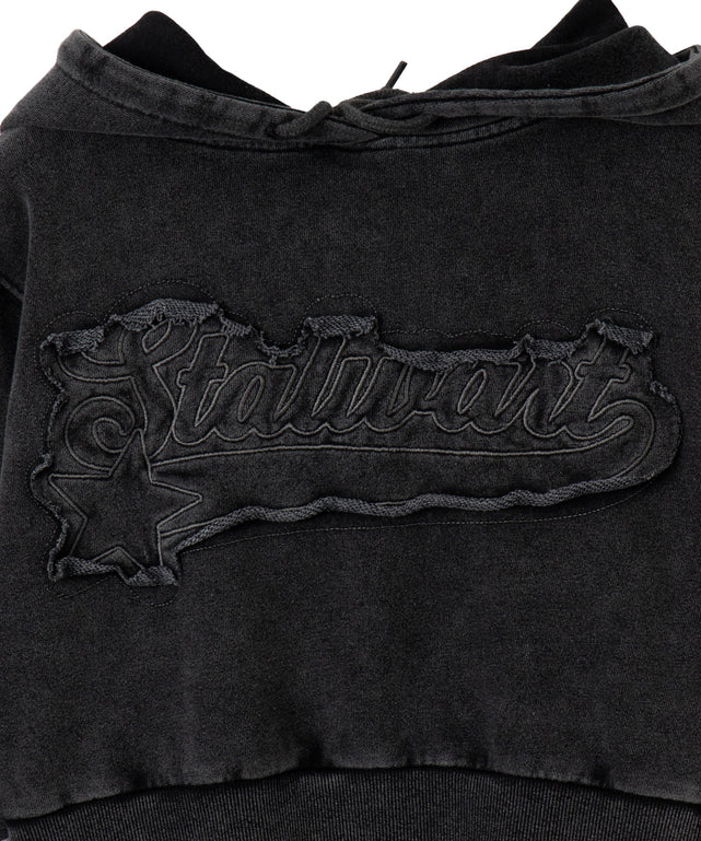 ロゴアシッドウォッシュパーカー