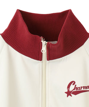 ロゴプリントトラックジャケット