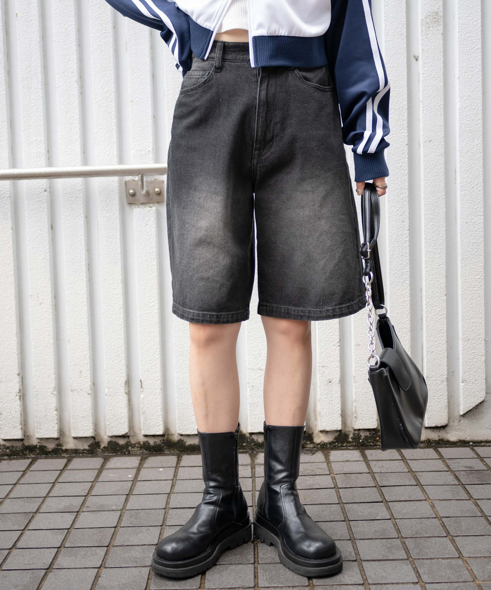 ブラックオーバーダイ　モデル:155cm F着用