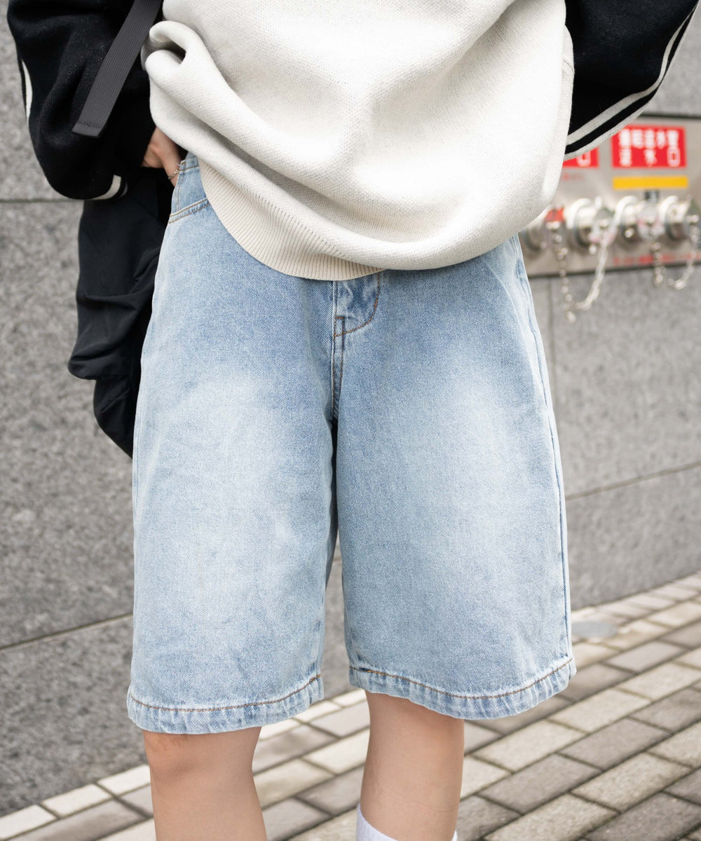 デニム淡　モデル:155cm F着用