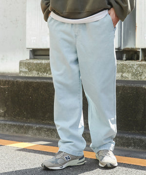 デニム淡色 モデル：180cm L着用