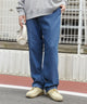 デニムイージーストレートパンツ/デニム中濃加工 モデル：180cm L着用