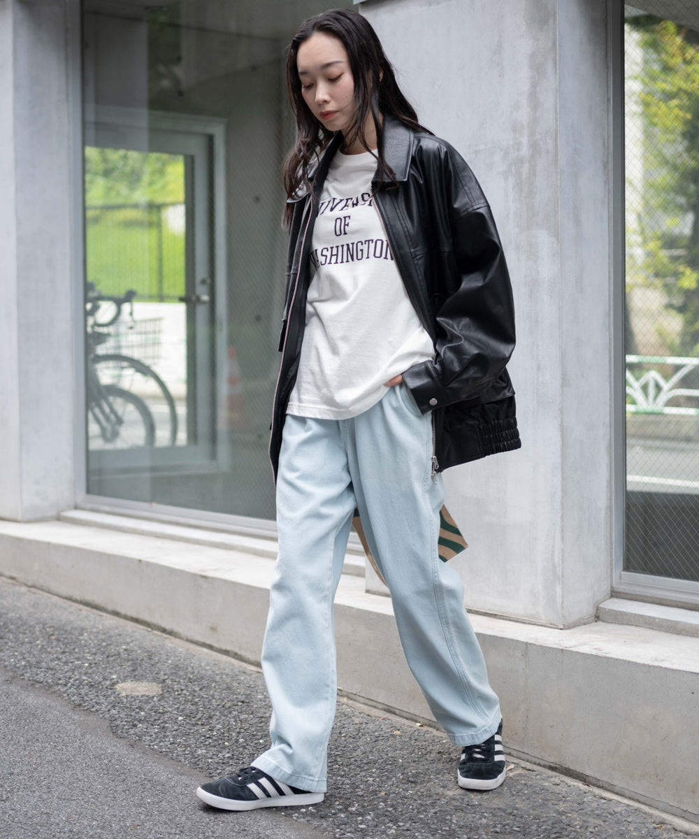 デニム淡色 モデル：161cm S着用