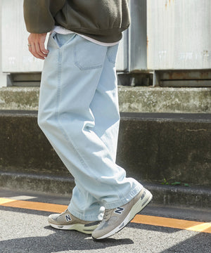 デニム淡色 モデル：180cm L着用