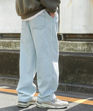 デニム淡色 モデル：180cm L着用