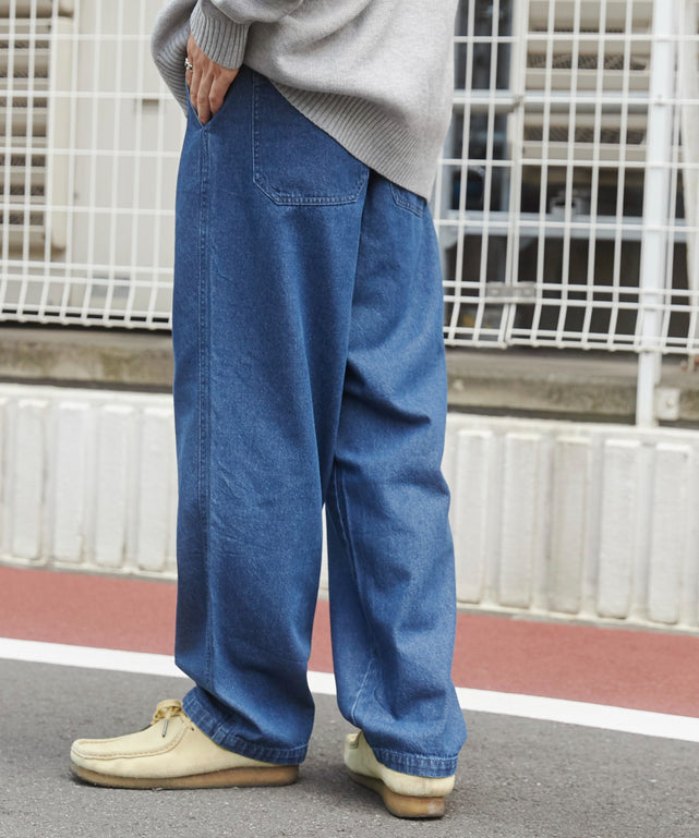 デニム中濃加工 モデル：180cm L着用