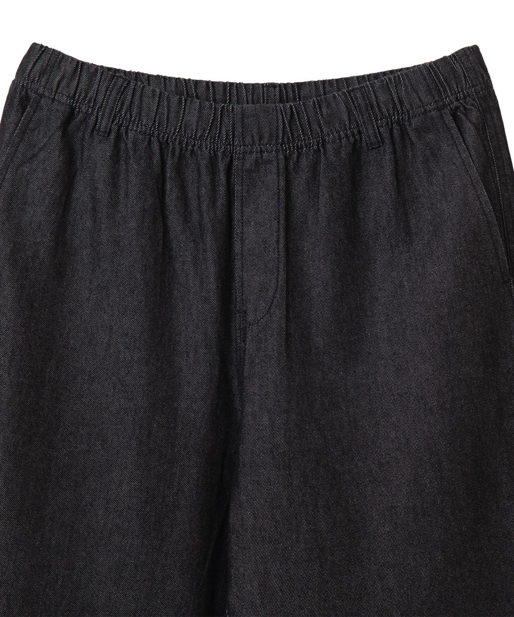 デニムイージーストレートパンツ