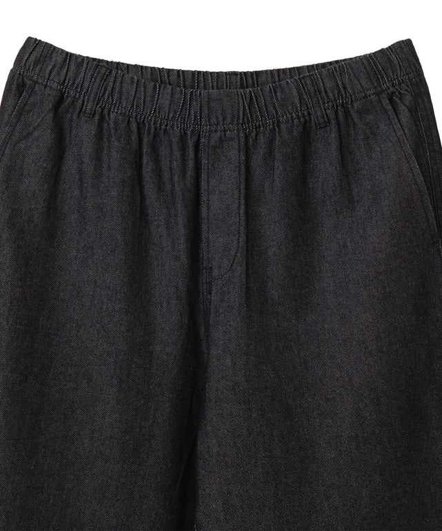 デニムイージーストレートパンツ