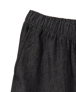 デニムイージーストレートパンツ