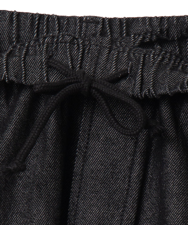 デニムイージーストレートパンツ