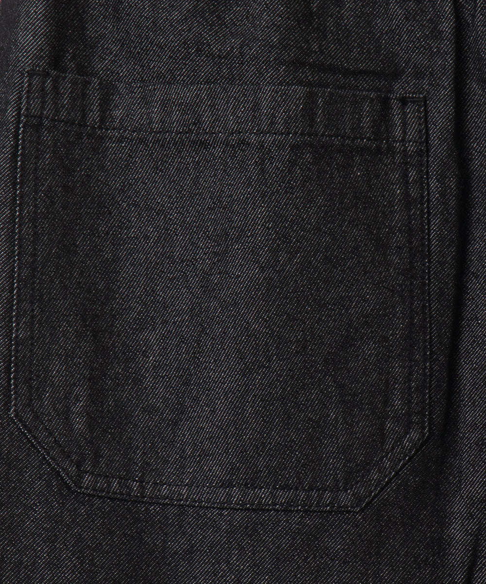 デニムイージーストレートパンツ