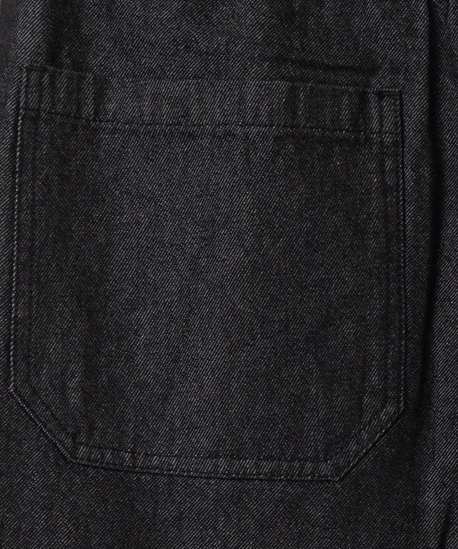 デニムイージーストレートパンツ