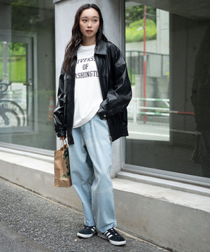 デニム淡色 モデル：161cm S着用