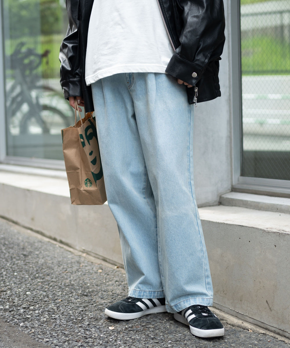 デニム淡色 モデル：161cm S着用