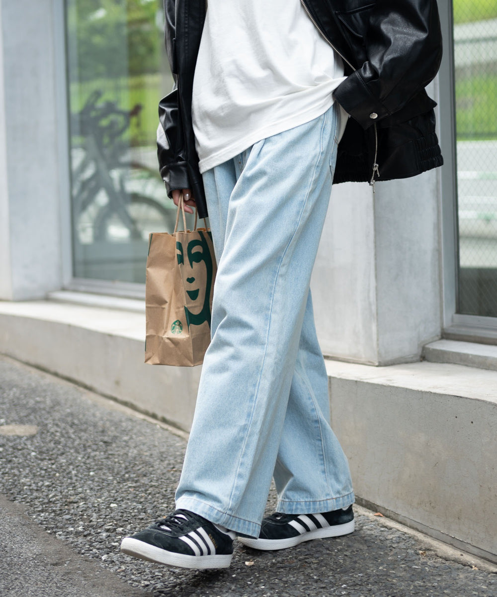 デニム淡色 モデル：161cm S着用