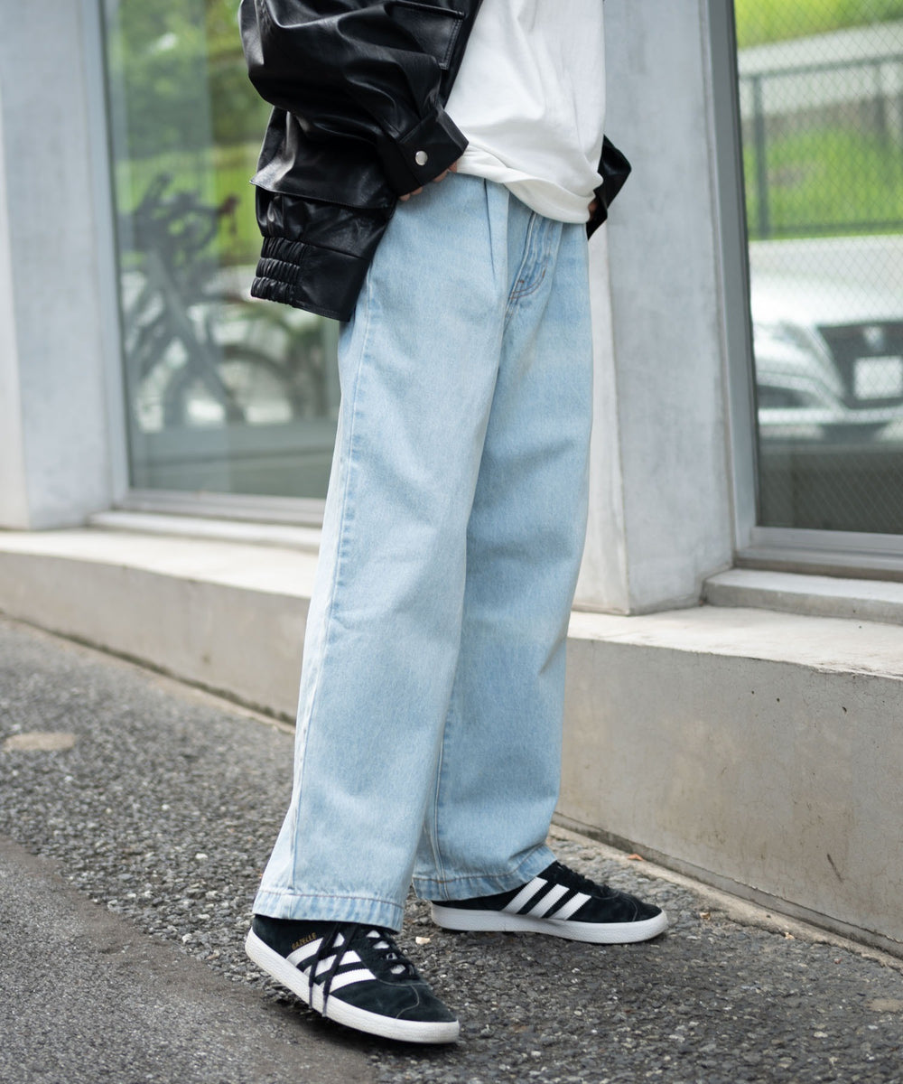 デニム淡色 モデル：161cm S着用