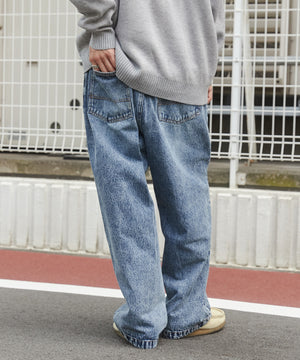 デニム中濃加工 モデル：180cm L着用