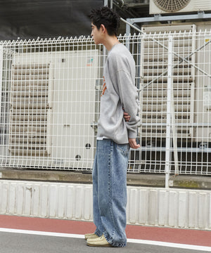 デニム中濃加工 モデル：180cm L着用