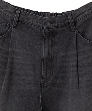 デニムルーズテーパードパンツ