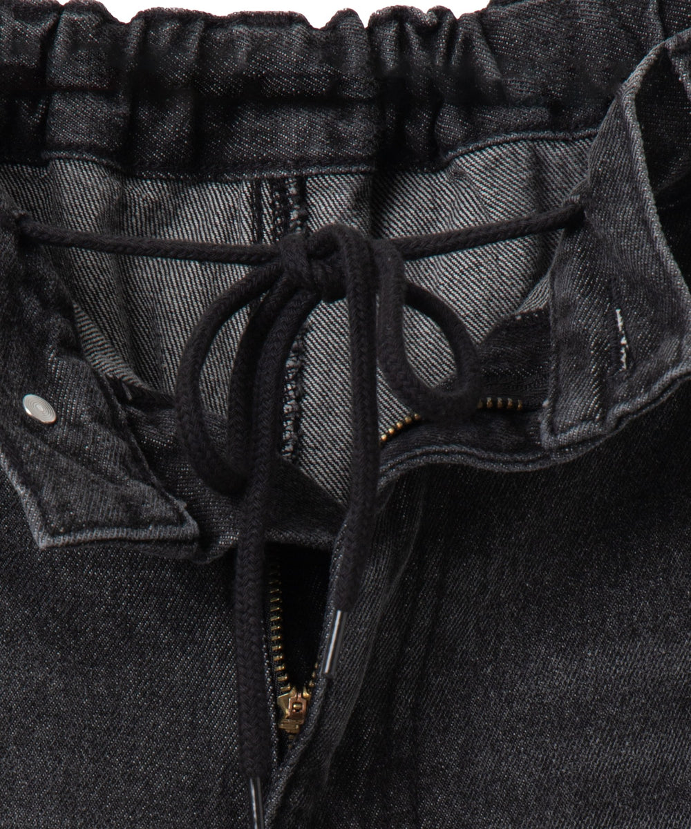 デニムルーズテーパードパンツ