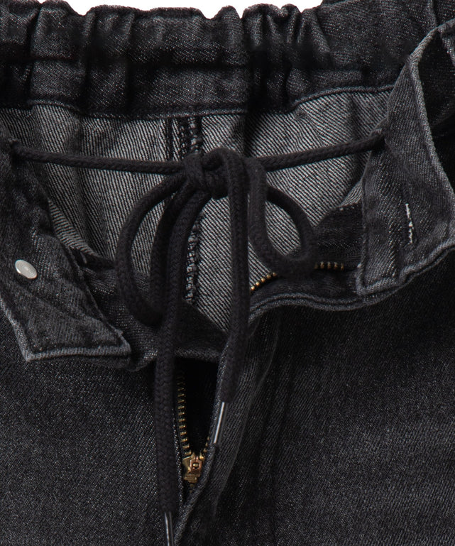 デニムルーズテーパードパンツ