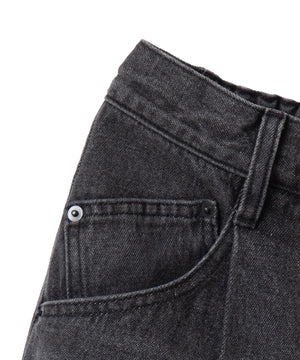 デニムルーズテーパードパンツ