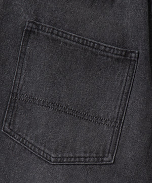 デニムルーズテーパードパンツ