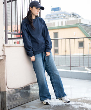 デニム中濃色 モデル：161cm S着用