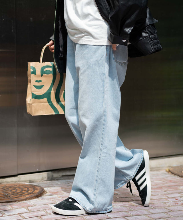 デニム淡色 モデル：161cm S着用