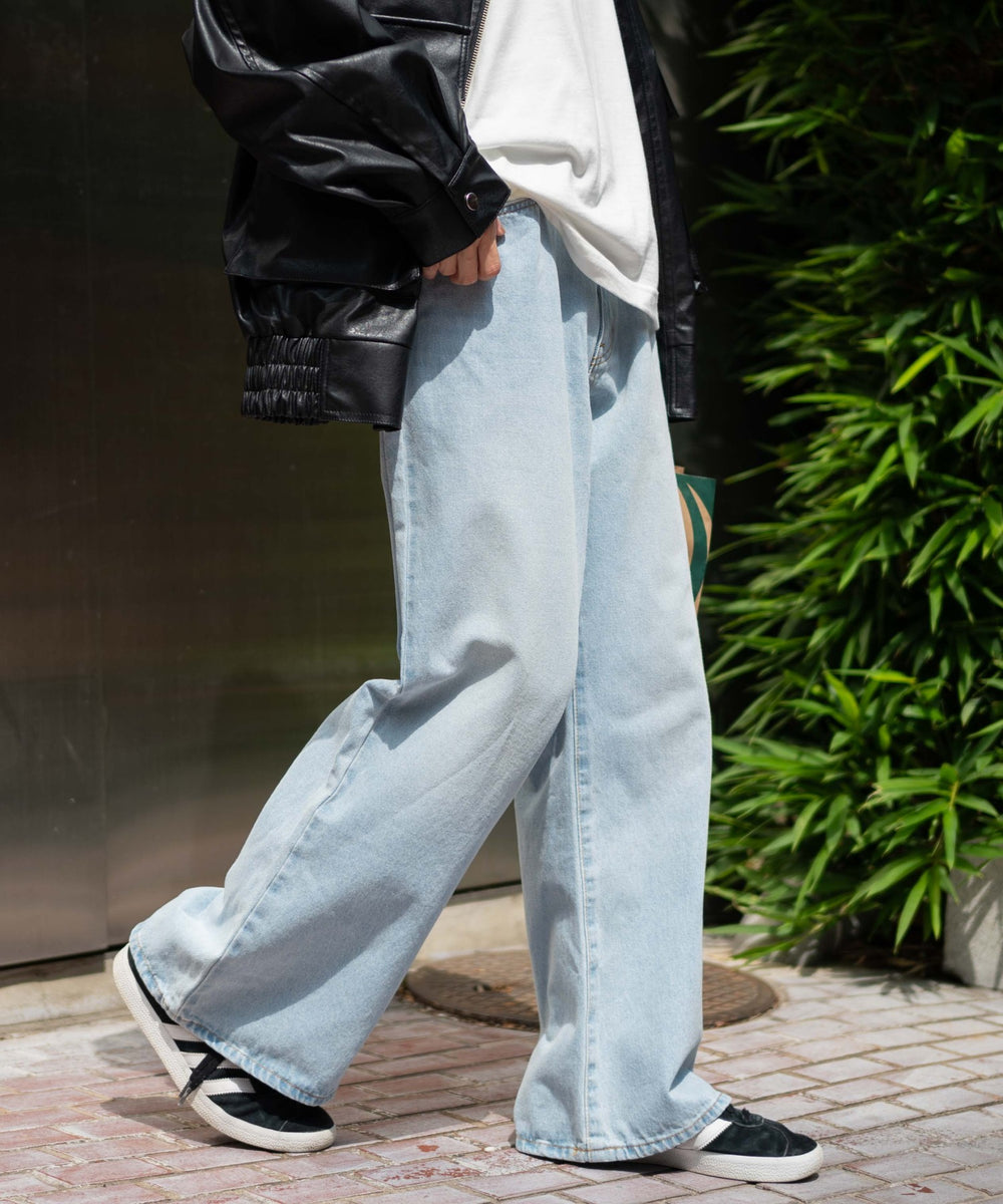 デニム淡色 モデル：161cm S着用