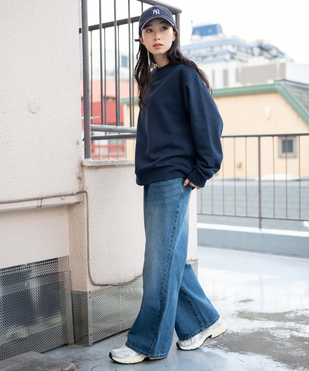 デニム中濃色 モデル：161cm S着用