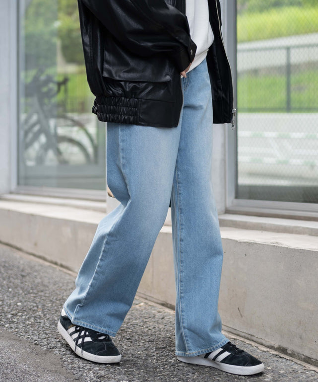 デニム淡色 モデル：161cm S着用