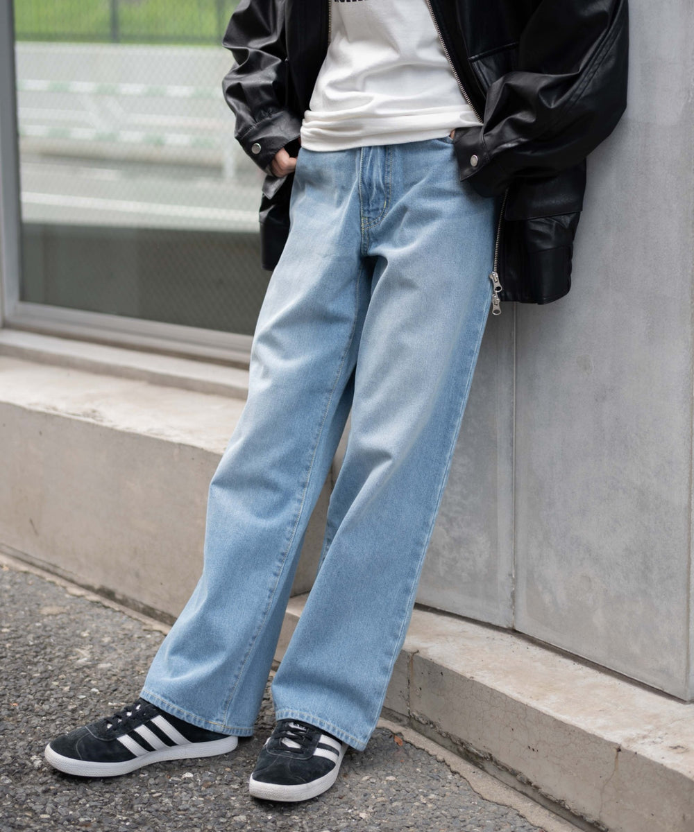 デニム淡色 モデル：161cm S着用