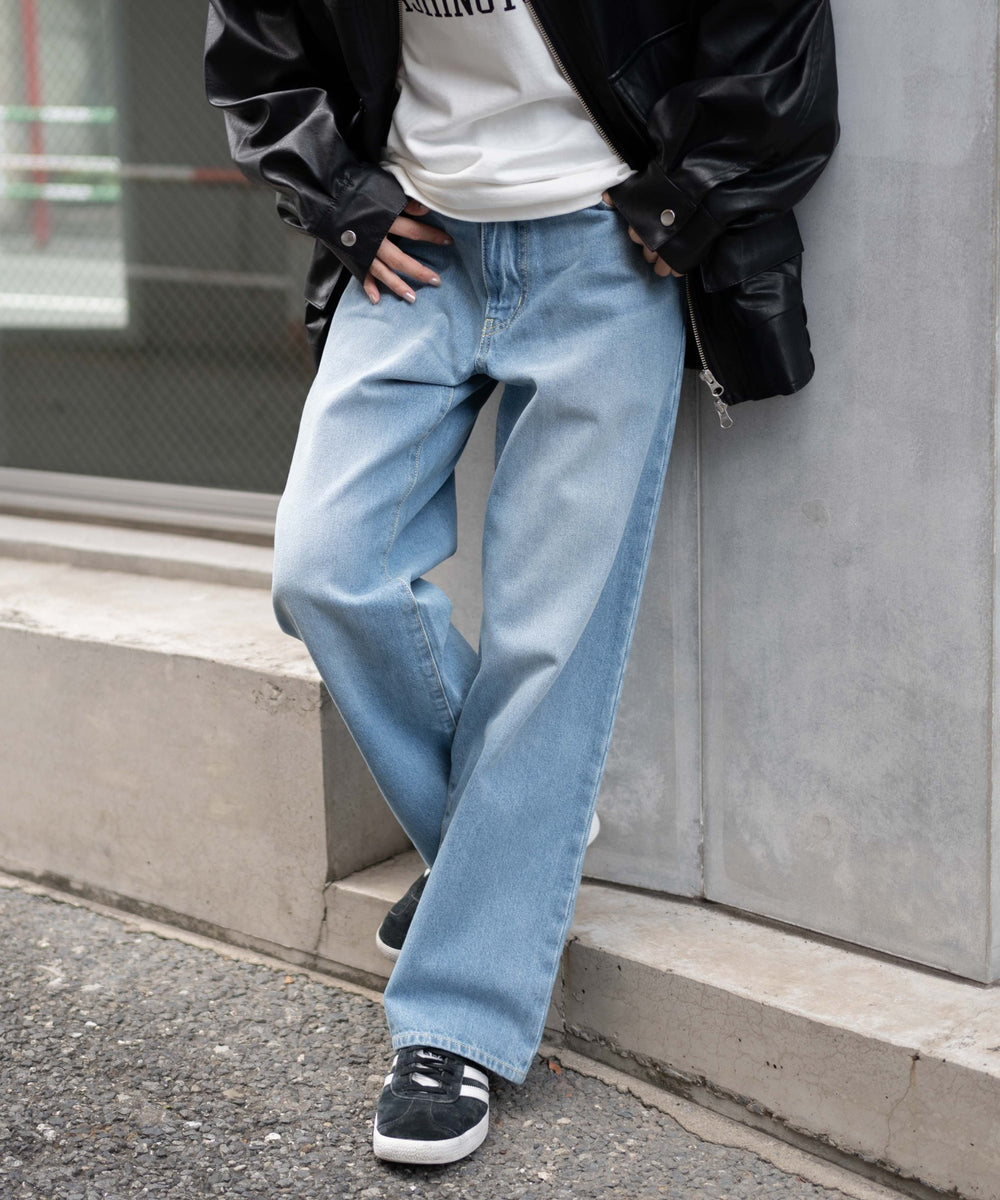 デニム淡色 モデル：161cm S着用