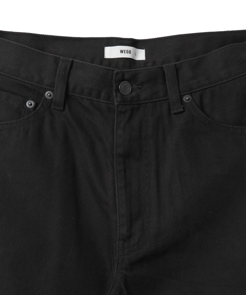 デニムストレートパンツ