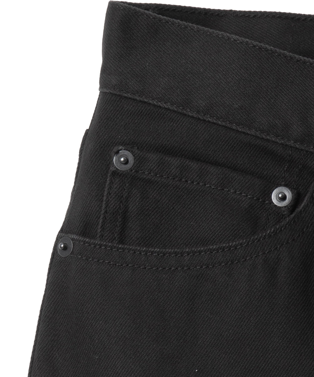 デニムストレートパンツ