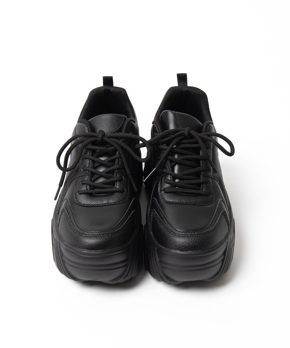 ボリュームレースアップスニーカー