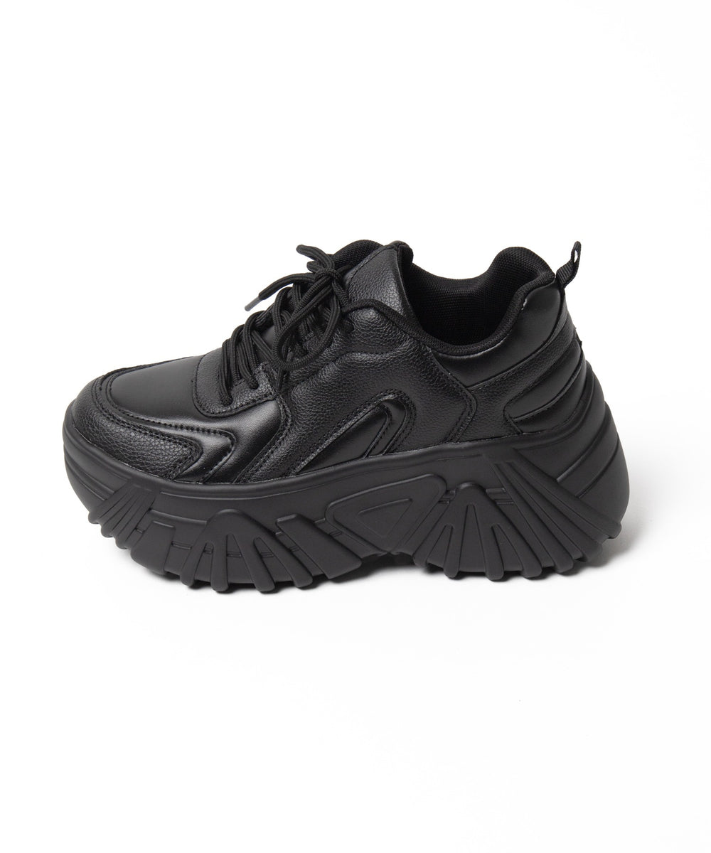 ボリュームレースアップスニーカー