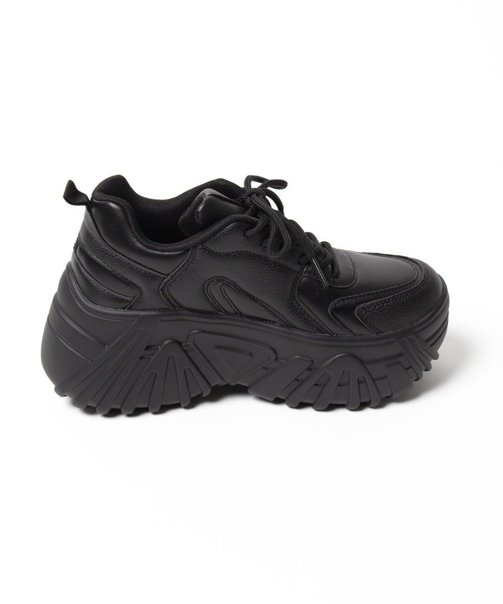 ボリュームレースアップスニーカー