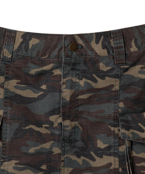 ヴィンテージウォッシュカーゴミニスカート