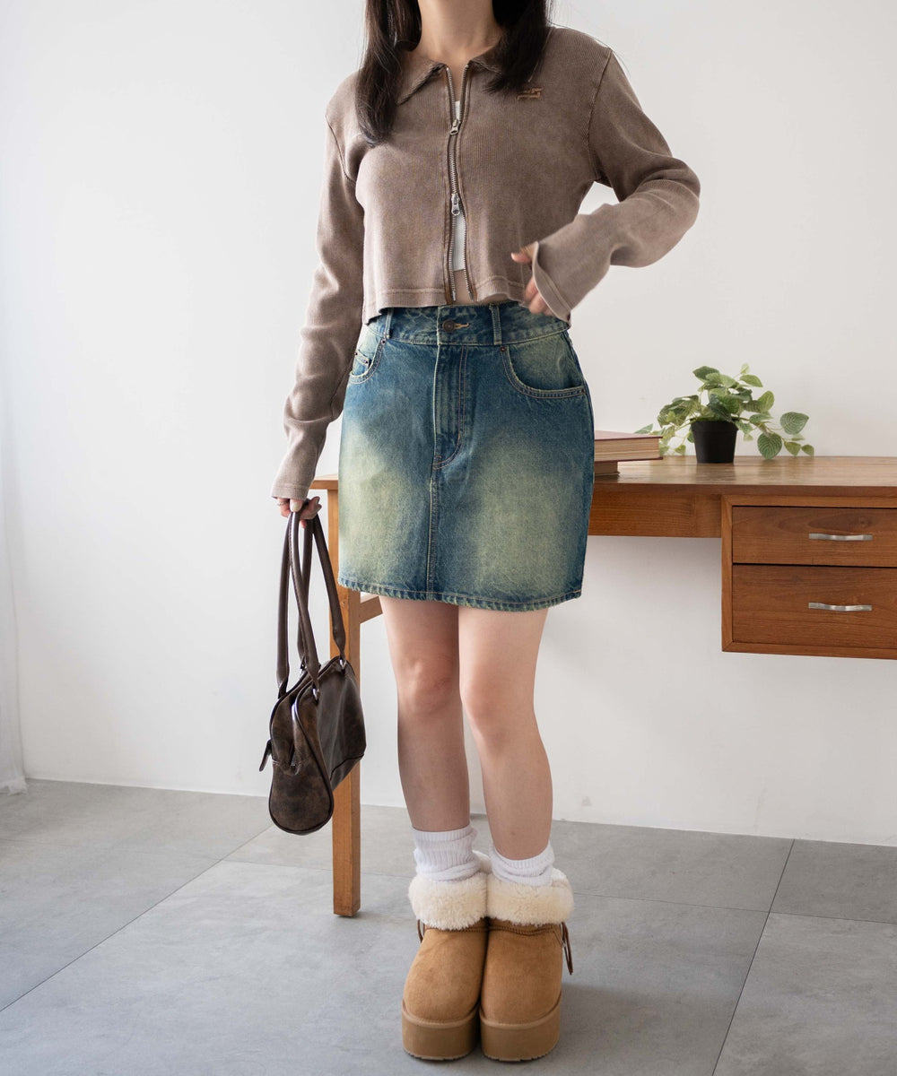 デニム　モデル:155cm M着用