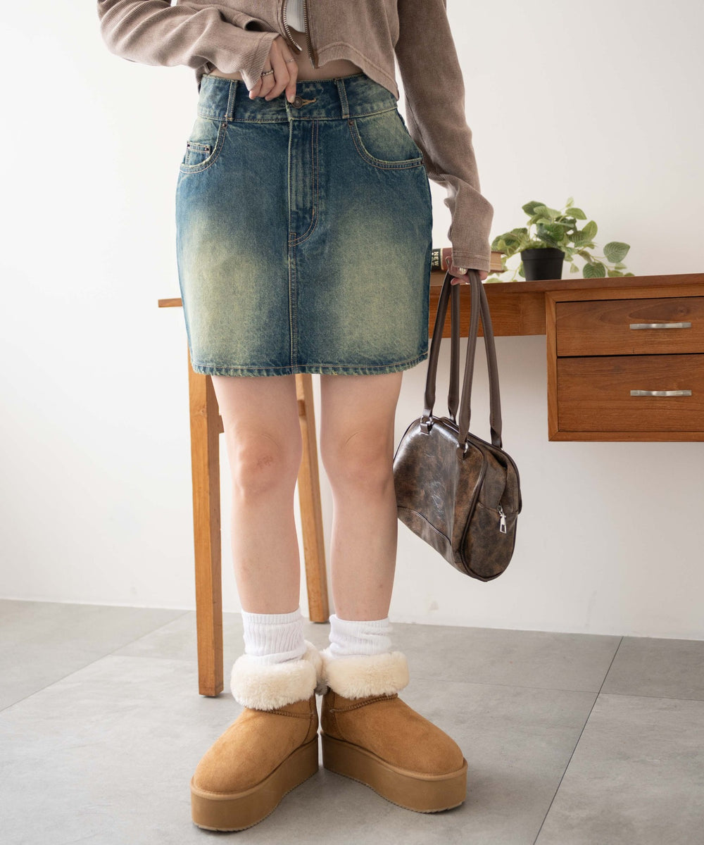 デニム　モデル:155cm M着用